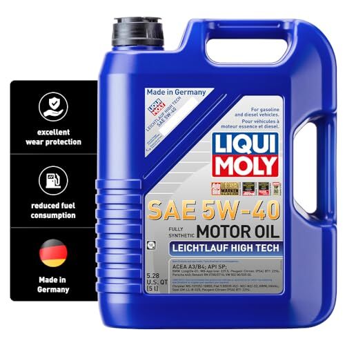 Liqui Moly Leichtlauf High Tech SAE 5W-40 | 5 L | Synthesis Technology Motor …