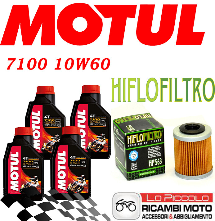HUSQVARNA TE 4T 310 2009 2010 CUTTING KIT 4 LT MOTUL 7100 10W60 + OIL FILTER
