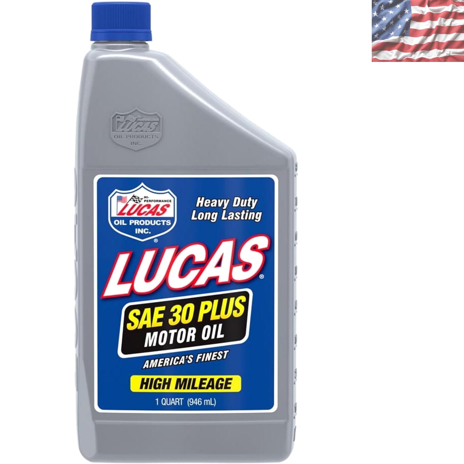 Lucas SAE 30 Plus Motor Oil – 1 Quart for Engine Longevity & Performance