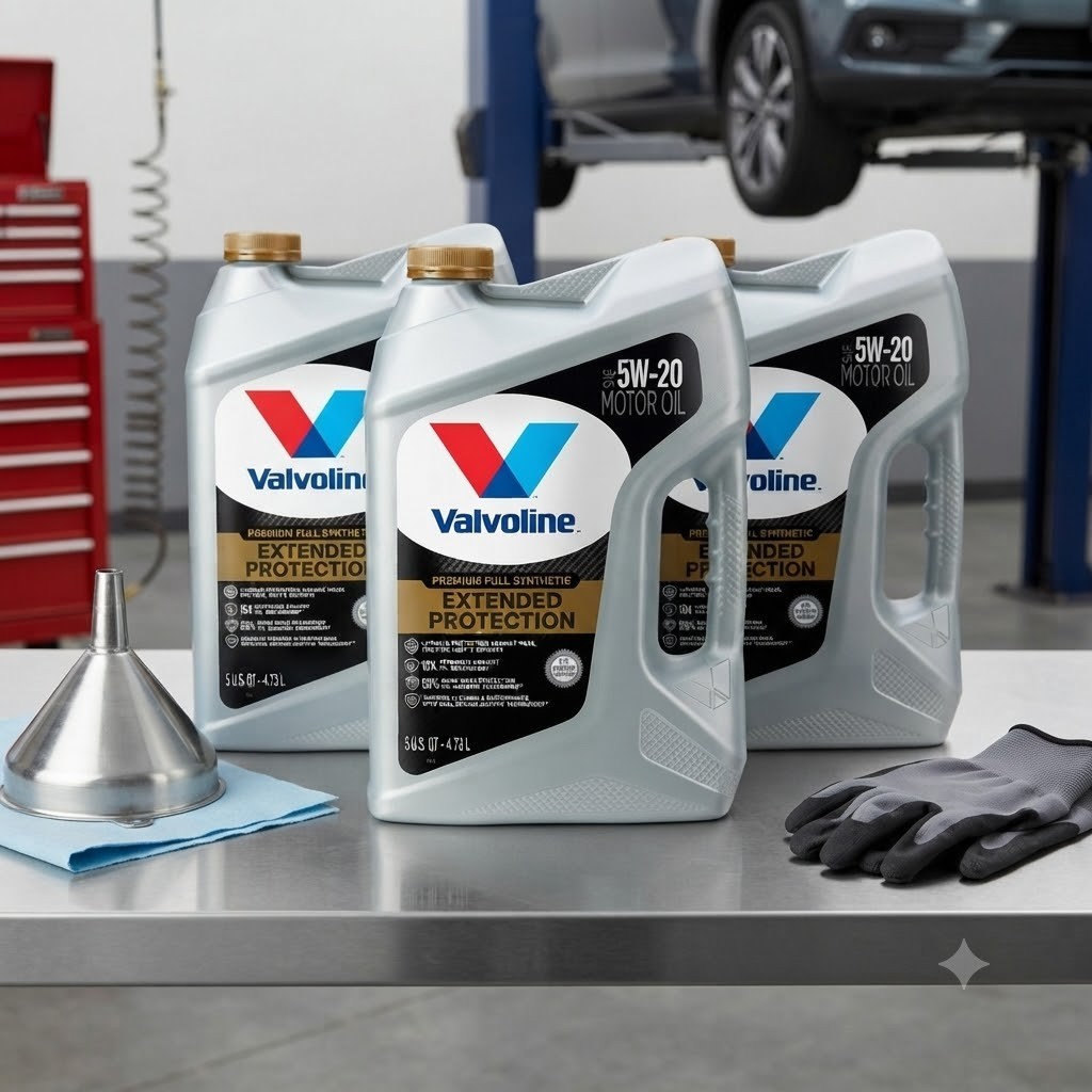 3 PACK- VALVOLINE 891672 Extended Protection Full Synthetic SAE 5W-20 ; 5 QT