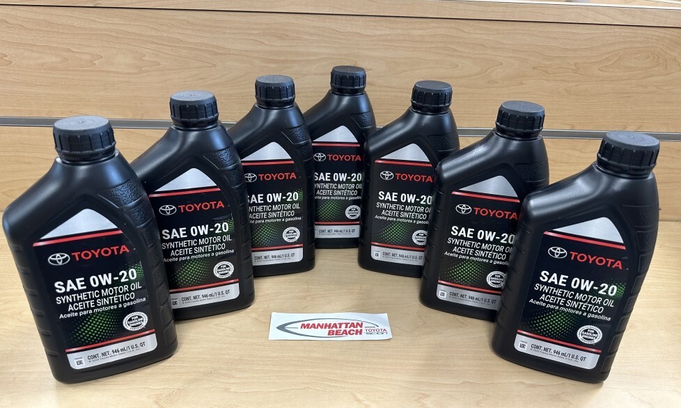 GENUINE TOYOTA / LEXUS 0W20 MOTOR OIL 7 QUARTS, 00279-0WQTE-01